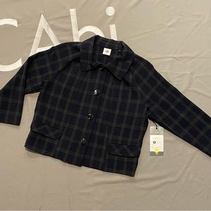 NWT CAbi Connery plaid jacket ready for the season